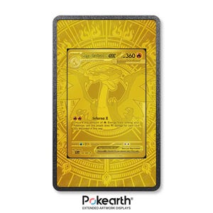 Mega Charizard X ex 130/094 - Pokémon Utökad Konstverksdisplay
