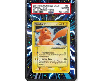 Mystery Authentic Graded Pokemon Card! PSA CGC MNT Graded Cards ! - Etsy  Denmark