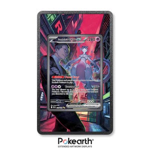 Mewtwo ex of Team Rocket 231/182 - Fodral med utökad grafik för Pokémon-kort, displayfodral med utökad grafik