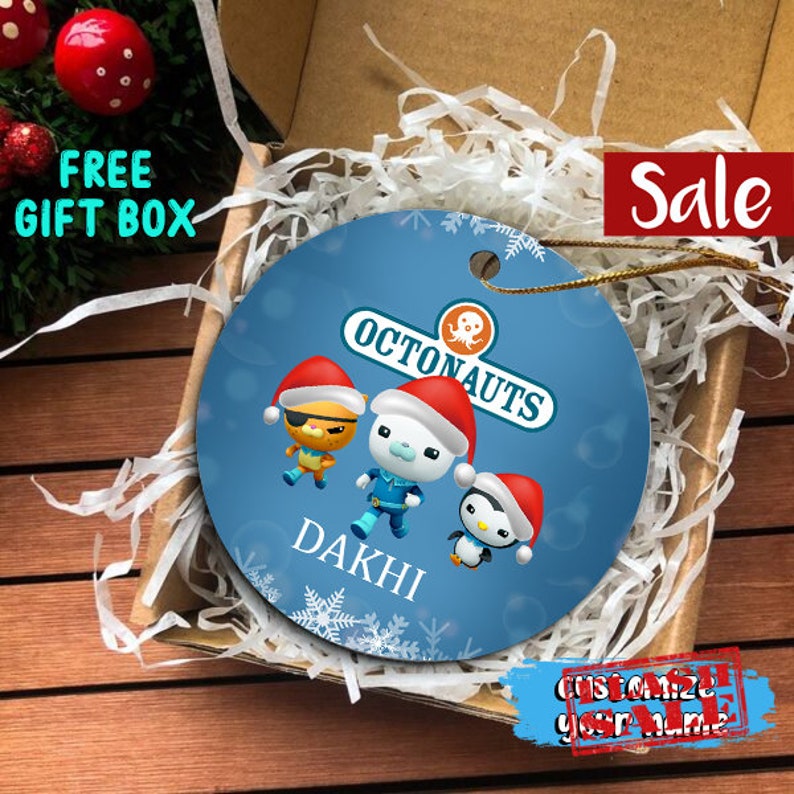 Octonauts Personalized Christmas Ornament Kids Christmas Etsy