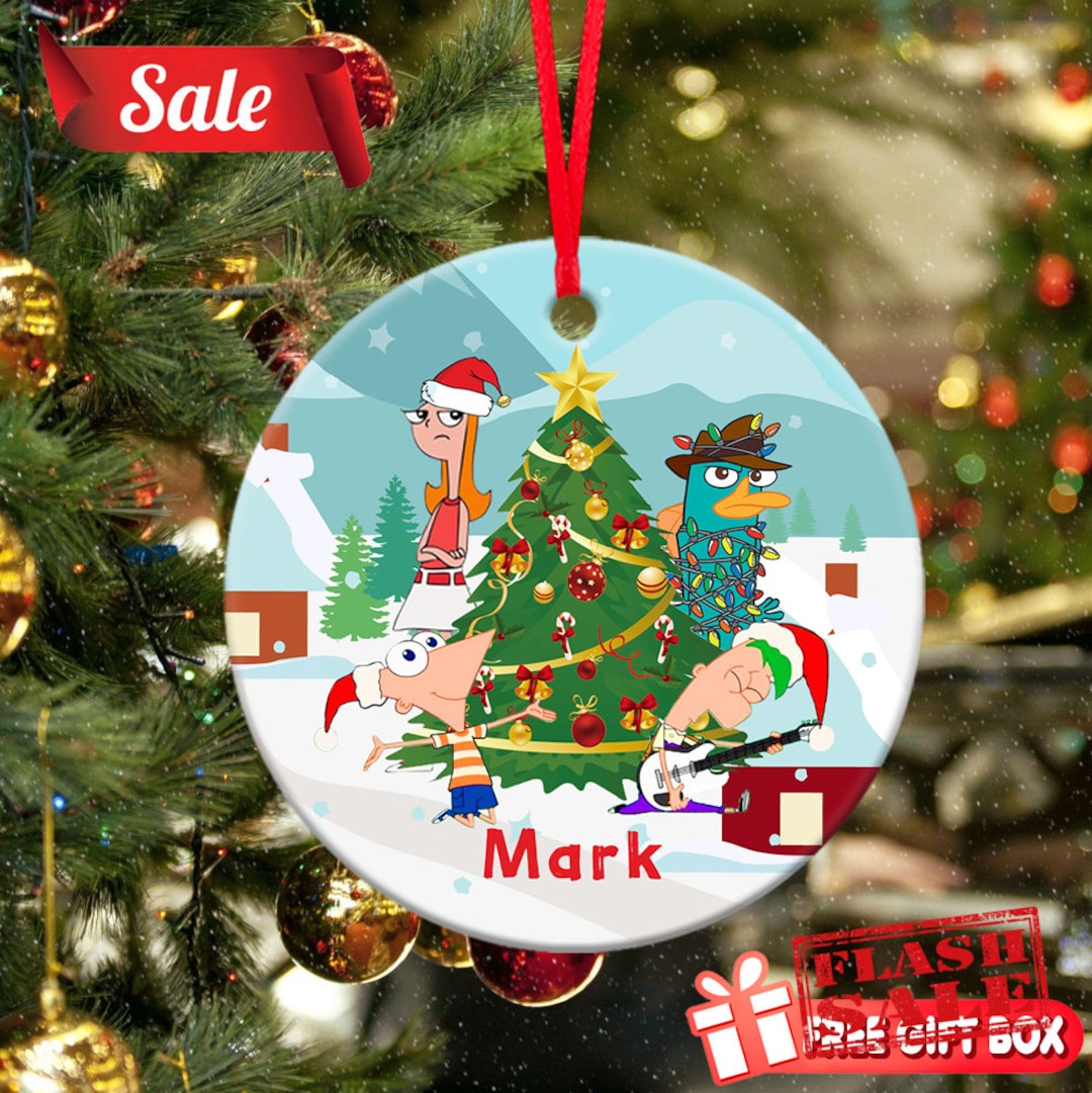 Custom Phineas and Ferb Ornament Phineas and Ferb Christmas - Etsy