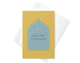 Elegant Ramadan & Eid Greeting Cards | Islamic Festivity Celebration | Arabic Calligraphy Design