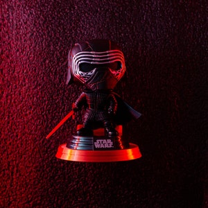 Funko Pop! Wall Display Round - Satin Red