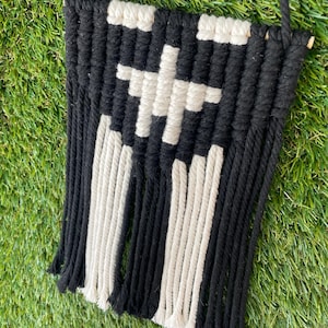 Puerto Rico Flag Macrame, Wall Hanging Macrame, Macrame Decor, Puerto Rico, Boricua, Mini, La Resistencia