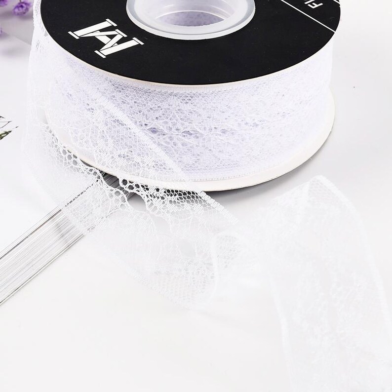 Lace Rool 22m/40mm Lace Ribbon Roll Wedding Ribbon Ornamental Lace Roll ...