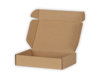 50PCS Brown Kraft Carton Box, Size SML, Cardboard Box, Gift Box Folding Natural Box, Paper Box, Present Box, Box for soap, Shipping Box