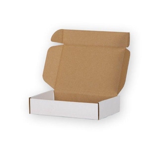 1 caja plegable blanca de 180 x 120 x 40 mm, caja de regalo, caja de cartón blanca con tapa, caja de regalo, caja para regalo, 180 x 120 x 40 mm