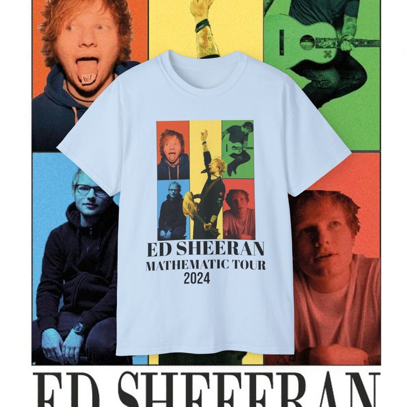 ED Sheern Tour 2024 Concert Shirt, Exclusive Ed Sheeran Europe 2024