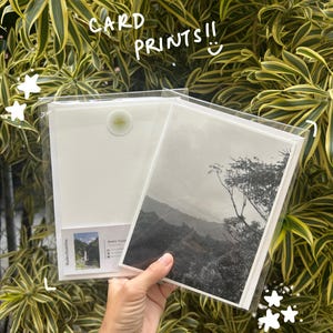 Tarjetas de felicitación vintage surtidas con fotos en película de 35 mm: regalo perfecto para ocasiones especiales, una obra de arte natural única y reflexiva.