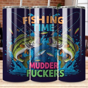 Bass Fisherman Tumbler Wrap, 20 oz Skinny Wrap, Sublimation Design, Tumbler Wrap Fish, Fishing Gifts, Tumbler Design, Digital Download