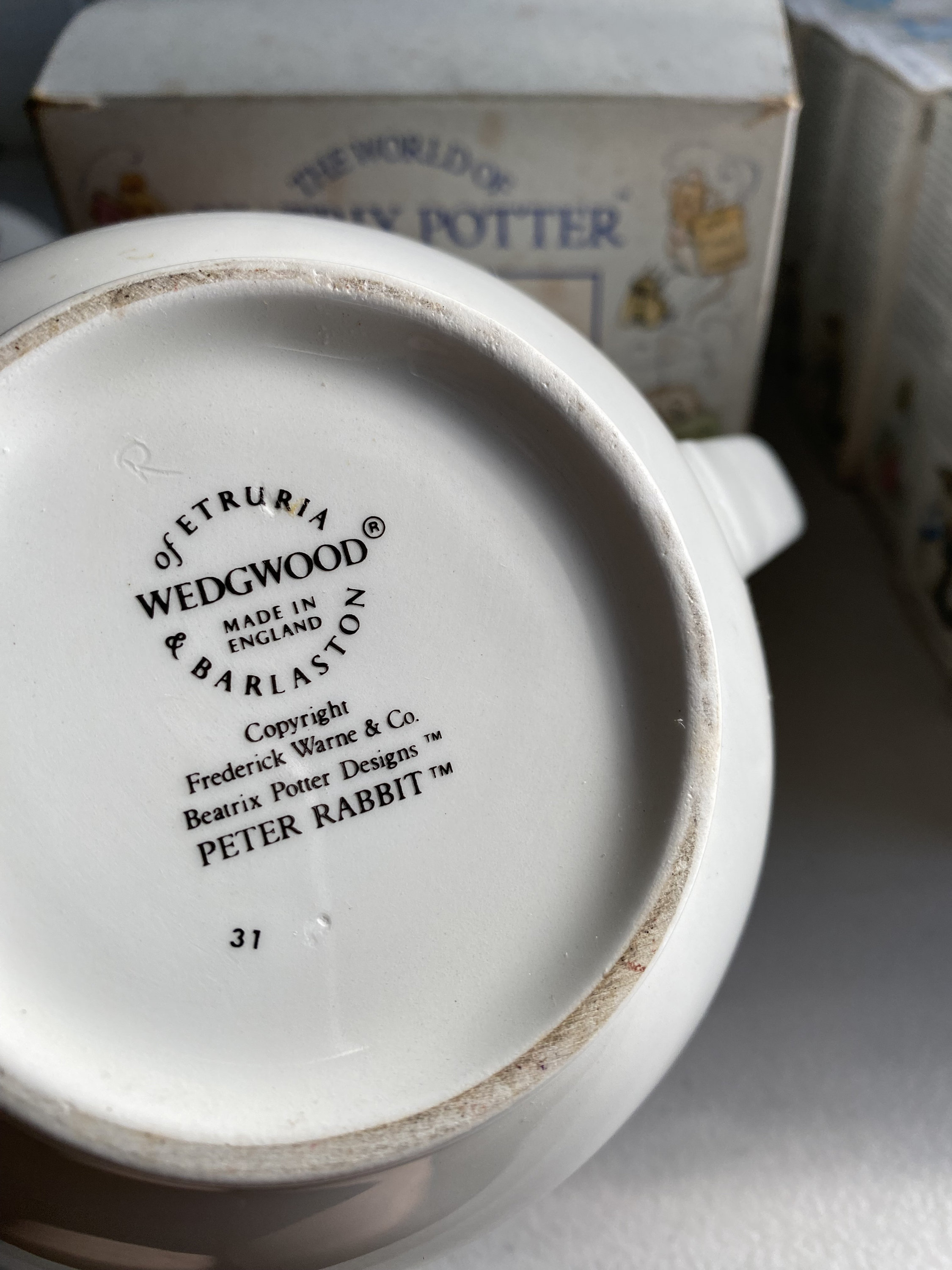 Wedgwood Peter Rabbit Teapot & Lid Full Size 32 Oz. Vintage Etsy