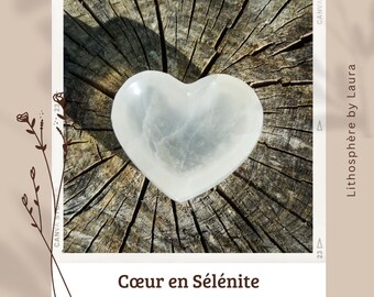 Small selenite heart