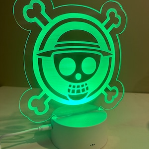 One Piece Lampe de chevet LED Lampe de bureau Décoration pour