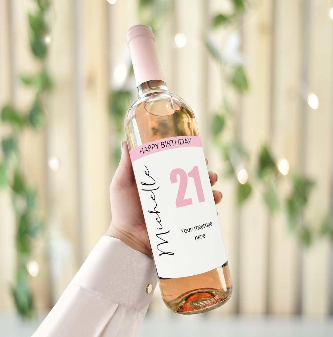 Save On Birthday, Personalizable, Bottle Labels | Oriental Trading