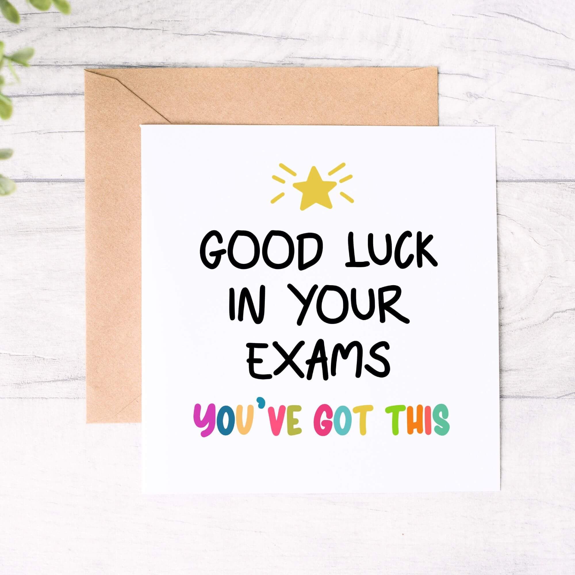 Good Luck in Your Exams Personalised Card, You've Got This Custom ...