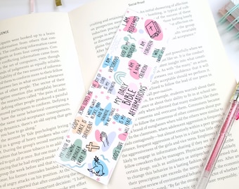 24 Set Christian Multi Tool Pens With Bible Verse Bookmarks - 6 In 1 Utility Pens