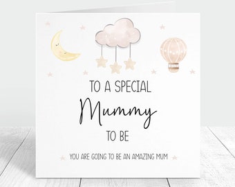 Carte spéciale future maman, carte de grossesse personnalisée pour une amie, carte de voeux personnalisée félicitations, carte nouvelle maman, garçon fille