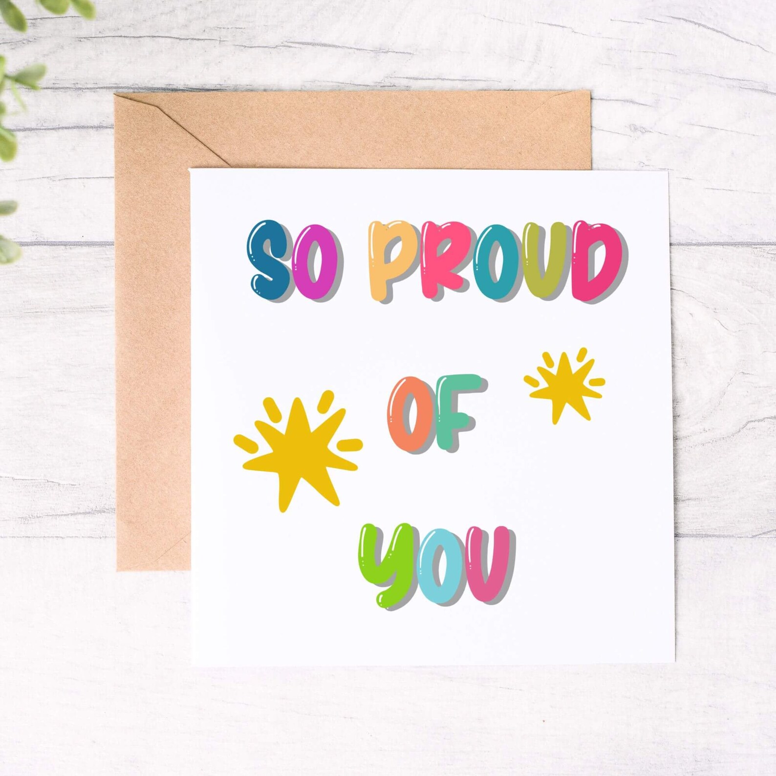 Proud Card Personalized Congratulations Card: Proud of You, Graduation, New Job - Etsy