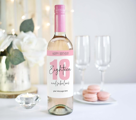 Personalised Wine Bottle Label Prescription Gift Sticker Funny Labels