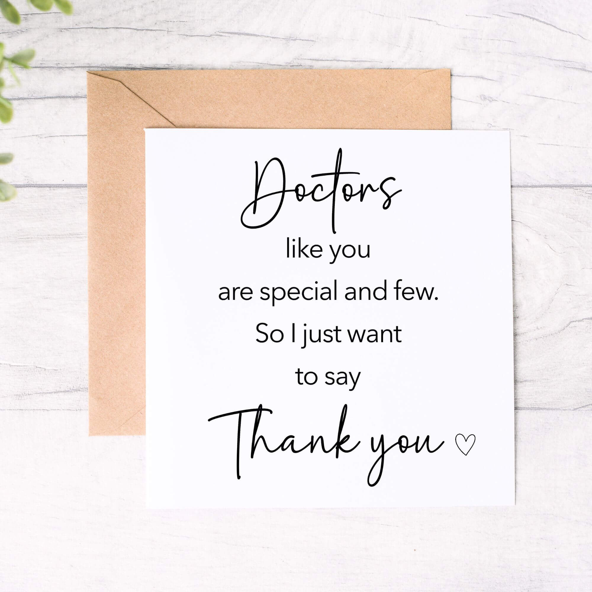 Personalized Doctor Thank You Card: Appreciation Gift - Etsy