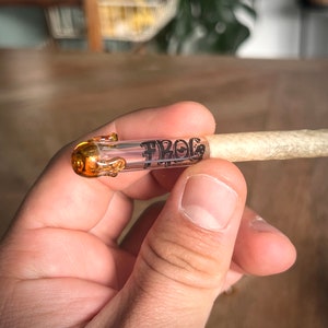 Glass filter tip HONEYDROP HANDMADE - 710 Reusable Dry Herb, stylish, filtering, cooling