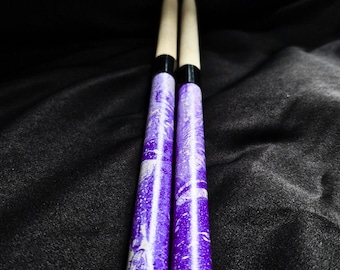 Purple Custom Hydro dipped Drumsticks