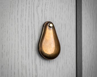 Brass Pear Drop Covered Escutcheons
