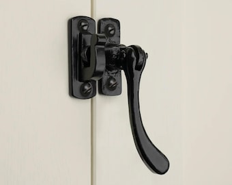 Black Pear Drop Window Fastener