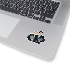Sherlock Holmes and John Watson at the Wedding Sticker