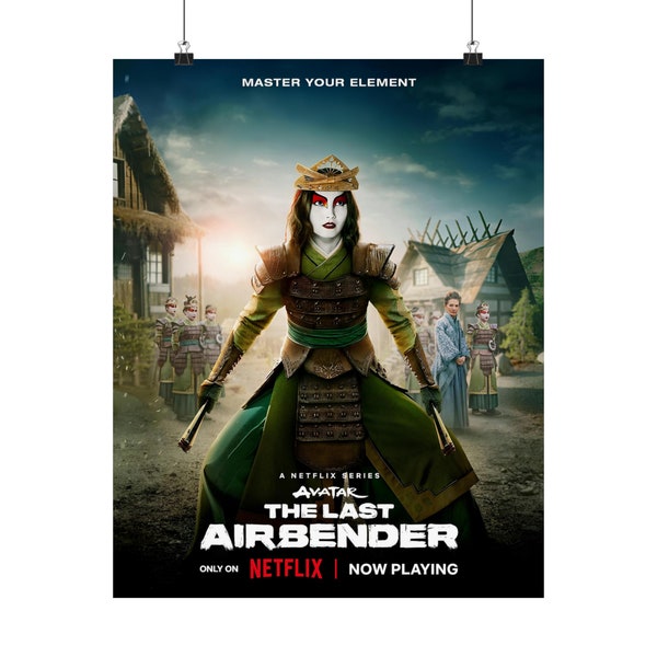 Avatar: The Last Airbender Live Action Suki Poster - The Warrior of Kyoshi Island!