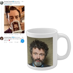 Michael Sheen Ceramic Mug 11oz, David Tennant's Other Wife Mug, Georgia Tennant, David  Tennant