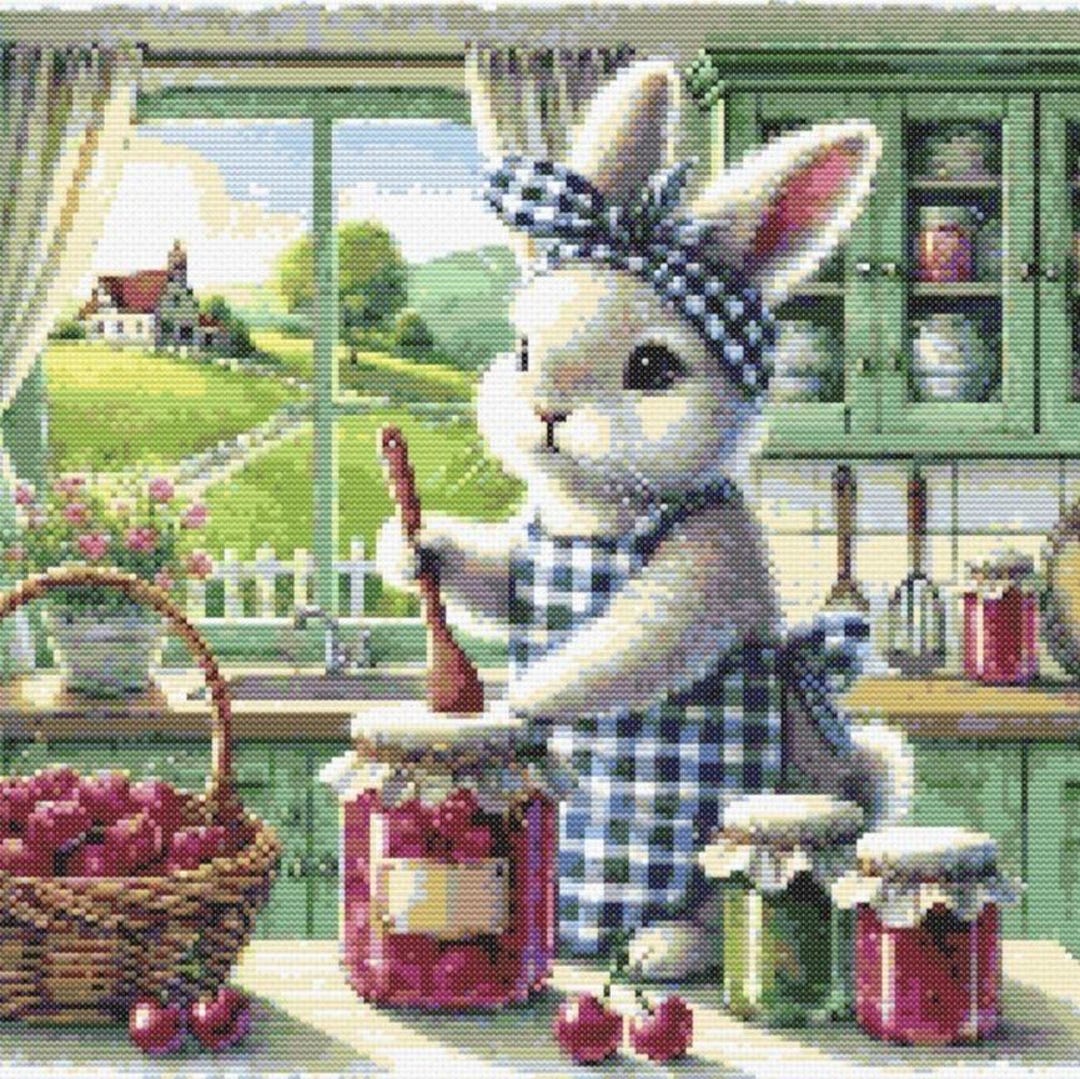 Cross Stitch Pattern Rabbit Rabbit and Djam Modern Cross Stitch Designs ...