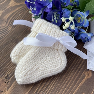 Handmade Knit Baby Booties: Cashmere Merino Blend, Newborn Gift