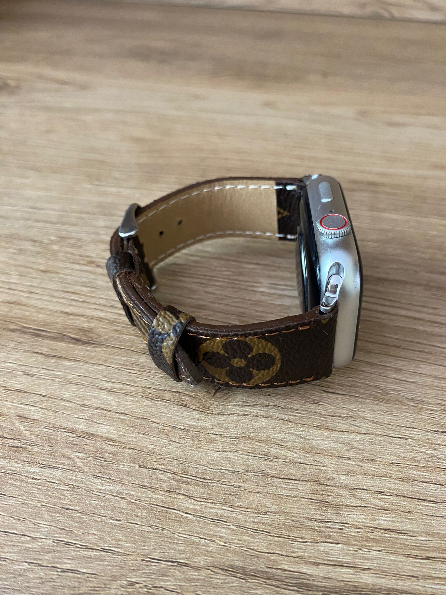 Handmade Authentic Louis Vuitton Apple Watch Band all series 8-7-6-5-4