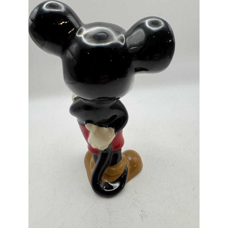 Figurine Mickey Mouse en céramique vintage, décoration de collection Disney image 6