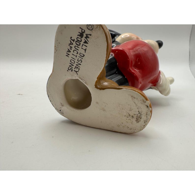 Figurine Mickey Mouse en céramique vintage, décoration de collection Disney image 9