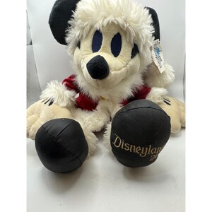 Disneyland Mickey Mouse Plush Toy Holiday Christmas Festive Outfit image 2
