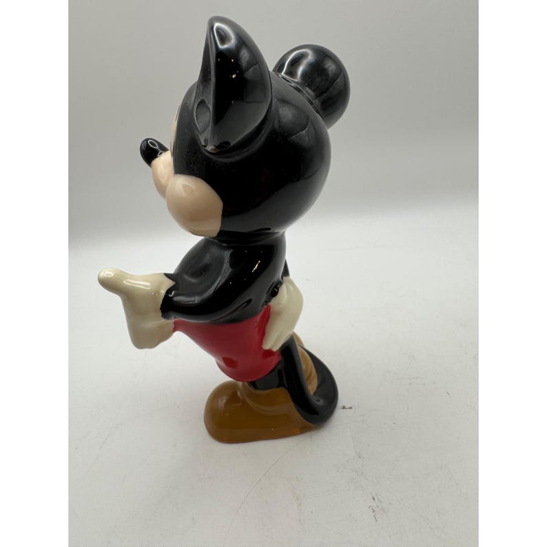 Figurine Mickey Mouse en céramique vintage, décoration de collection Disney image 7
