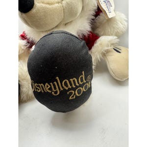 Disneyland Mickey Mouse Plush Toy Holiday Christmas Festive Outfit image 3