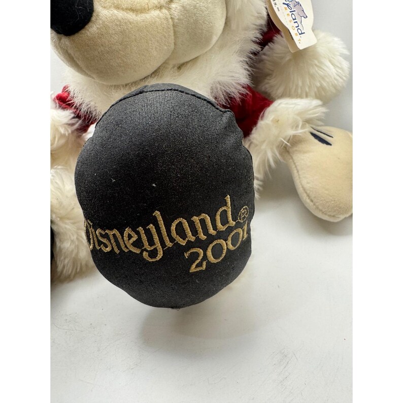 Disneyland Mickey Mouse Plush Toy Holiday Christmas Festive Outfit image 3