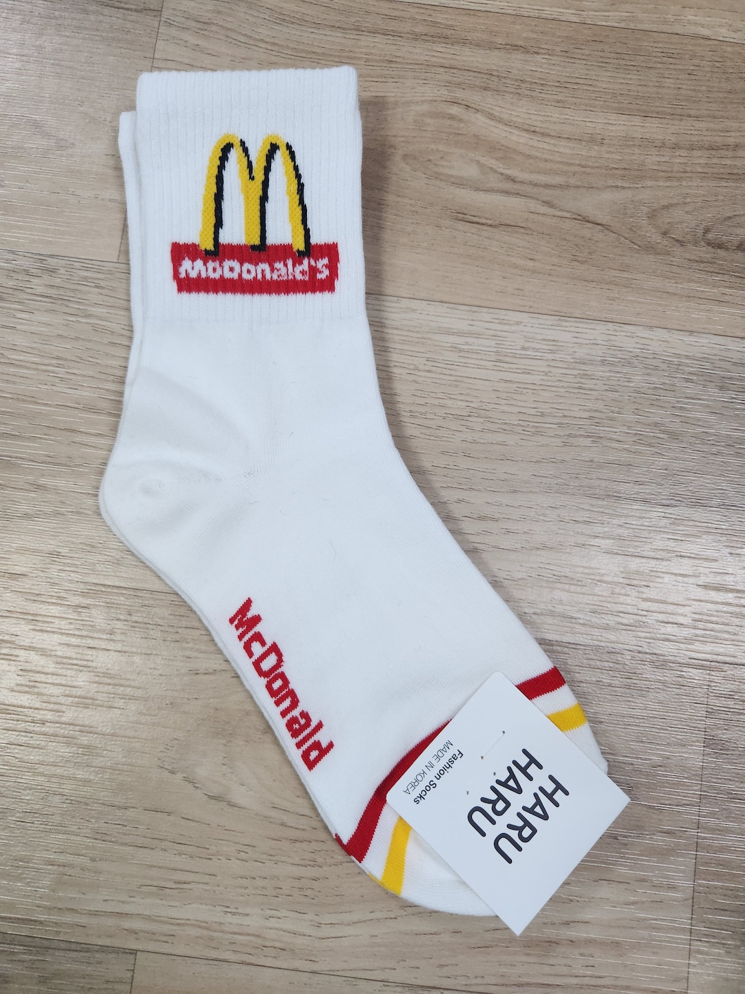 Cute Korean Mcdonald's Socks Etsy