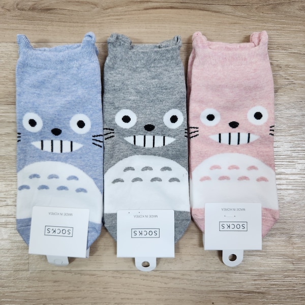 Cute Japanese Totoro Ankle Sock Bundle!