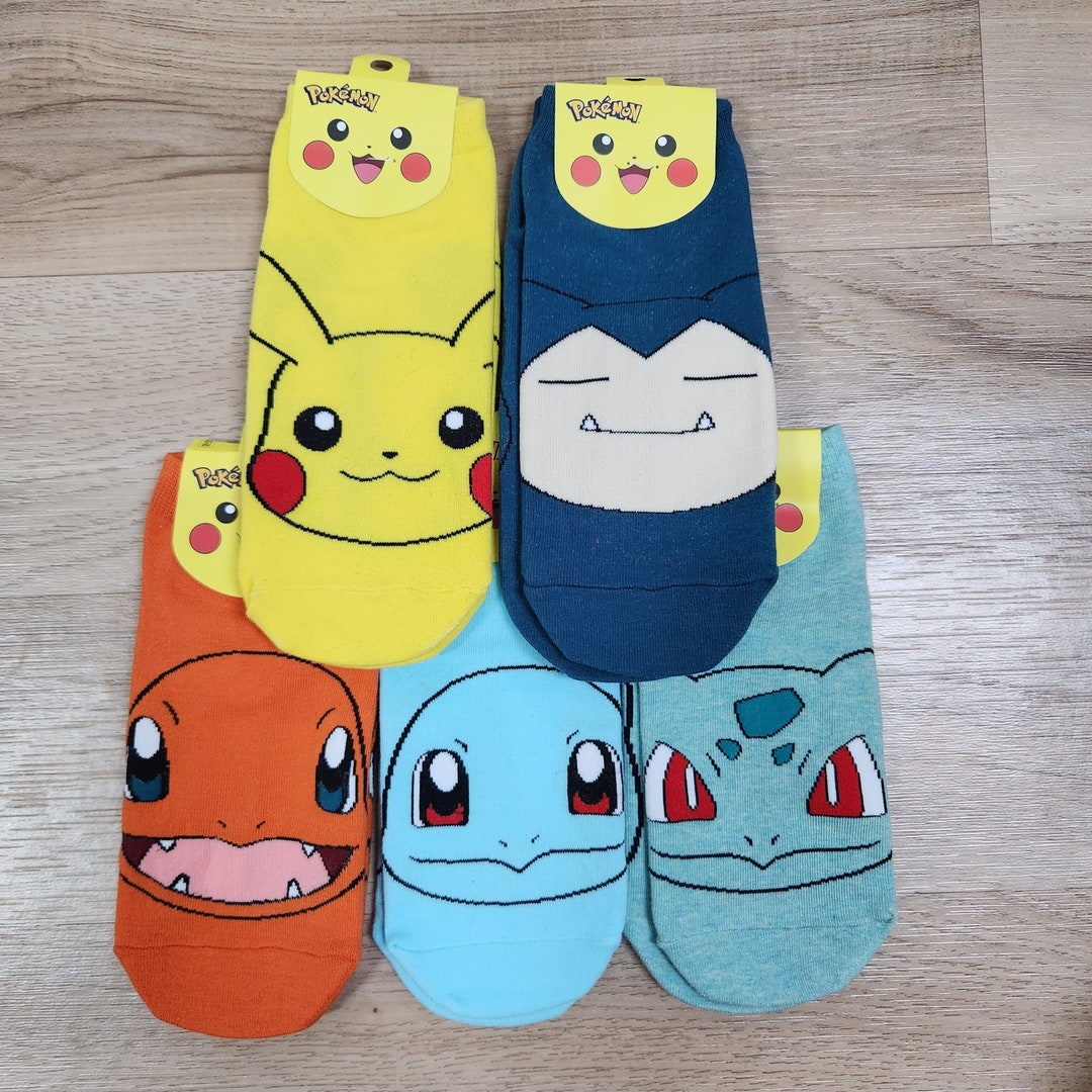 Cute Pokémon Ankle Sock Bundle Etsy