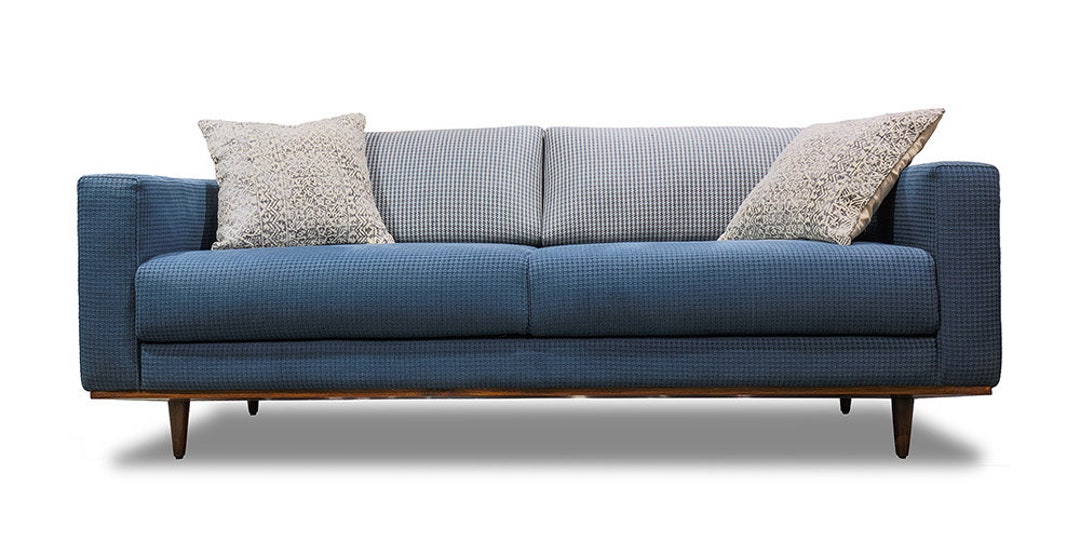 Handmade Luxury Blue Portion Sofa for Home Livings Rooms. Etsy