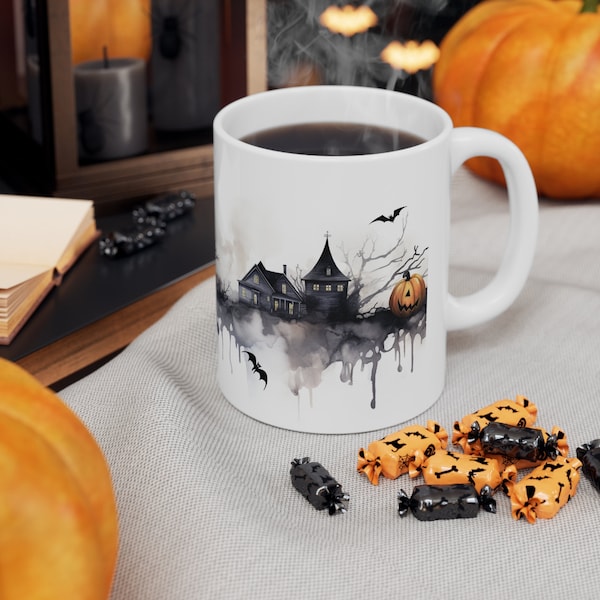 Haunted Ernte: Aquarell Tasse