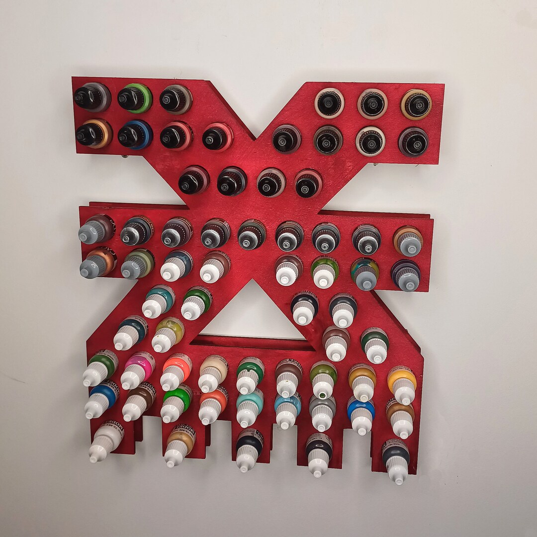 Paint Shelf Warhammer Paint Rack Warhammer Paint Shelf Laser Etsy