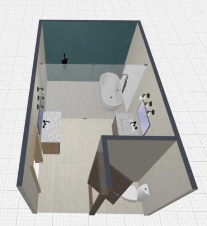 Bathroom Design | Online Interior Design| Service| E-design| Custom Interior Design| Virtual ...