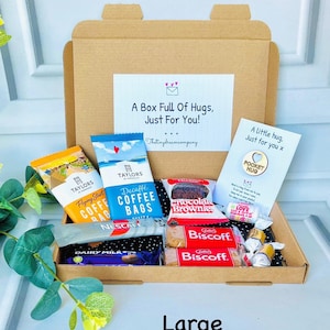 Letterbox Gift : Box of Treats & Pocket Hug, Care Package, Letterbox Hamper.
