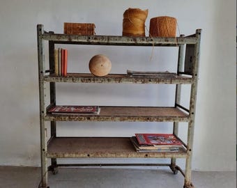 【SALE】vintage iron shelf 1255*1200*300 Amazon.com: Vintage Metal Iron Wall Shelf |Wooden Shelves
