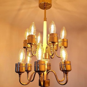 Hans Agne Jakobsson T-527 Hurricane vintage chandelier 50s 60s